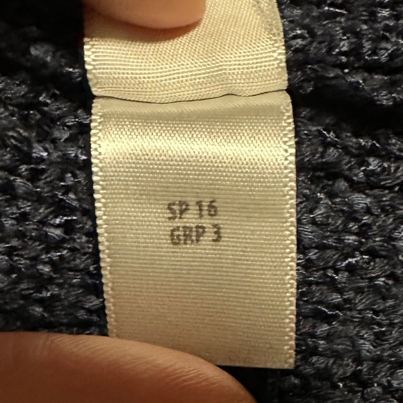 St John Sport | Women’s Crew Neck Knit Sweater Navy Blue Size Large - Picture 10 of 11